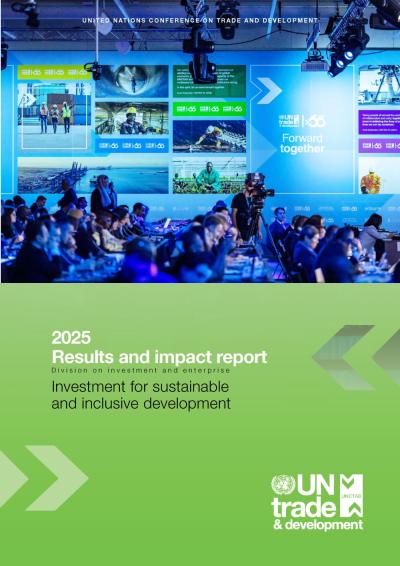 Cover for Division on Investment and Enterprise: Results and Impact Report 2025