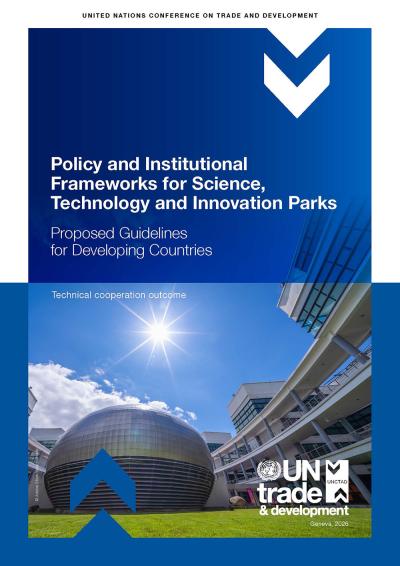 Cover for Policy and institutional frameworks for science, technology and innovation parks